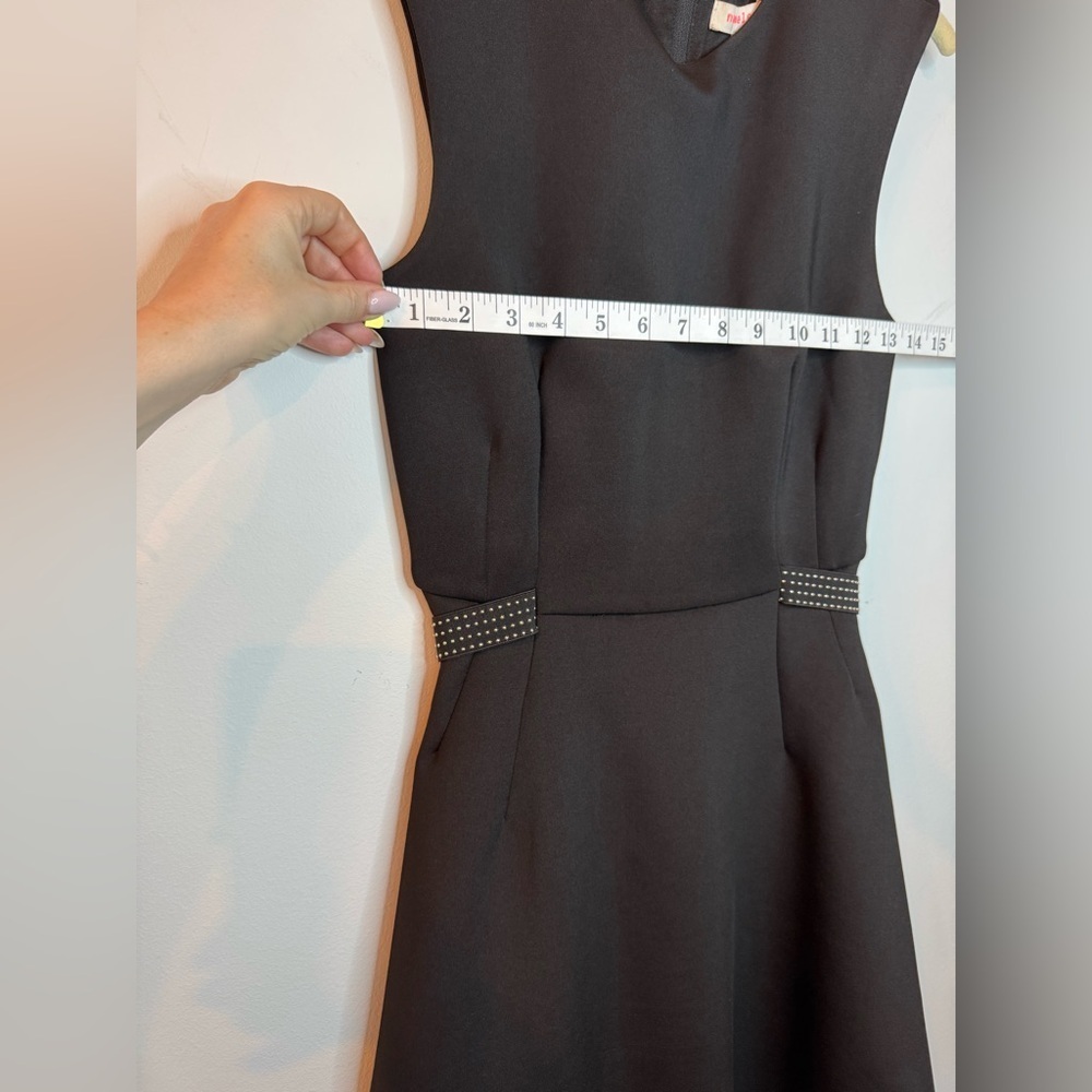 Perfect Little Black Dress | Cinched Waist & Studded Belt | Size S - Picture 13 of 17